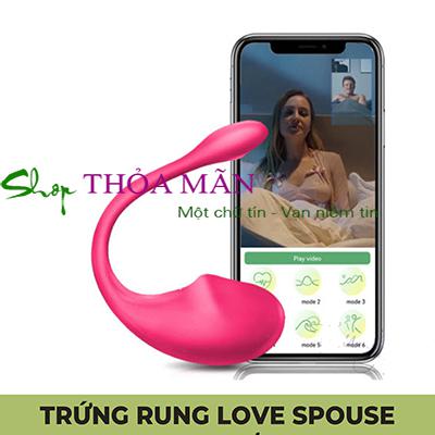 Trứng rung cao cấp điều khiển qua App Spouse Love kích thích điểm G cực sướng